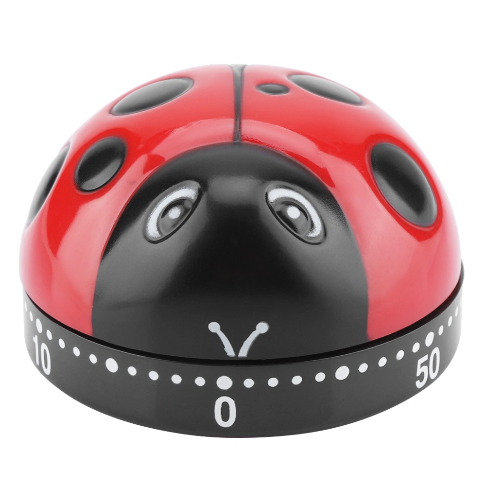 Ladybug Kitchen Timer 60 Minutes Timer Mechanical Wind-Up Timer Kitchen Cooking Timer