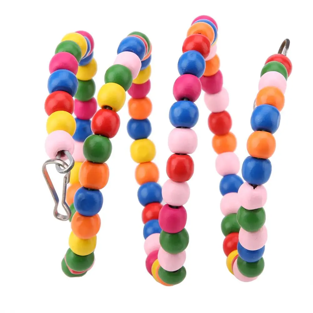 Bird Perch Spiral Bungee Chew Toy Bird Ladder Parrot Climbing Toys Cage Accessories(250cm)