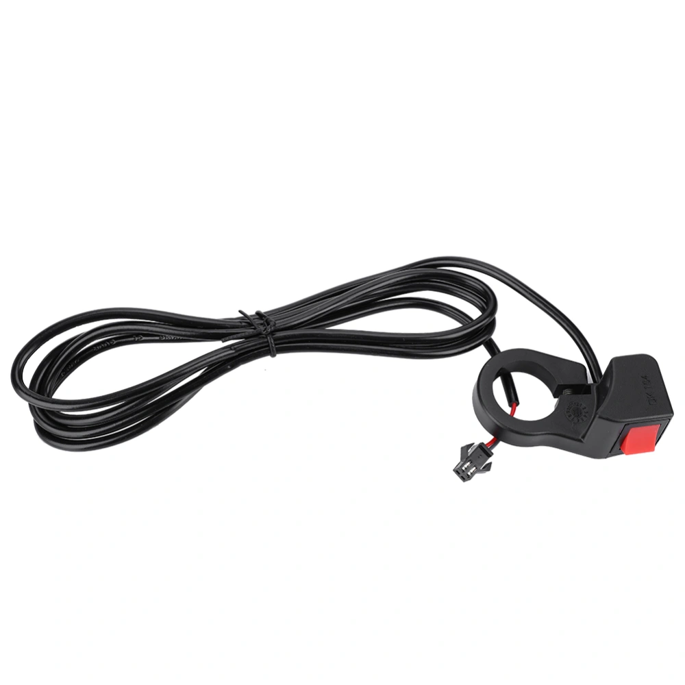 Electric Bike Ebike Scooter Handlebar Mounted Universal On/Off Rocker Switch For Head Lamp