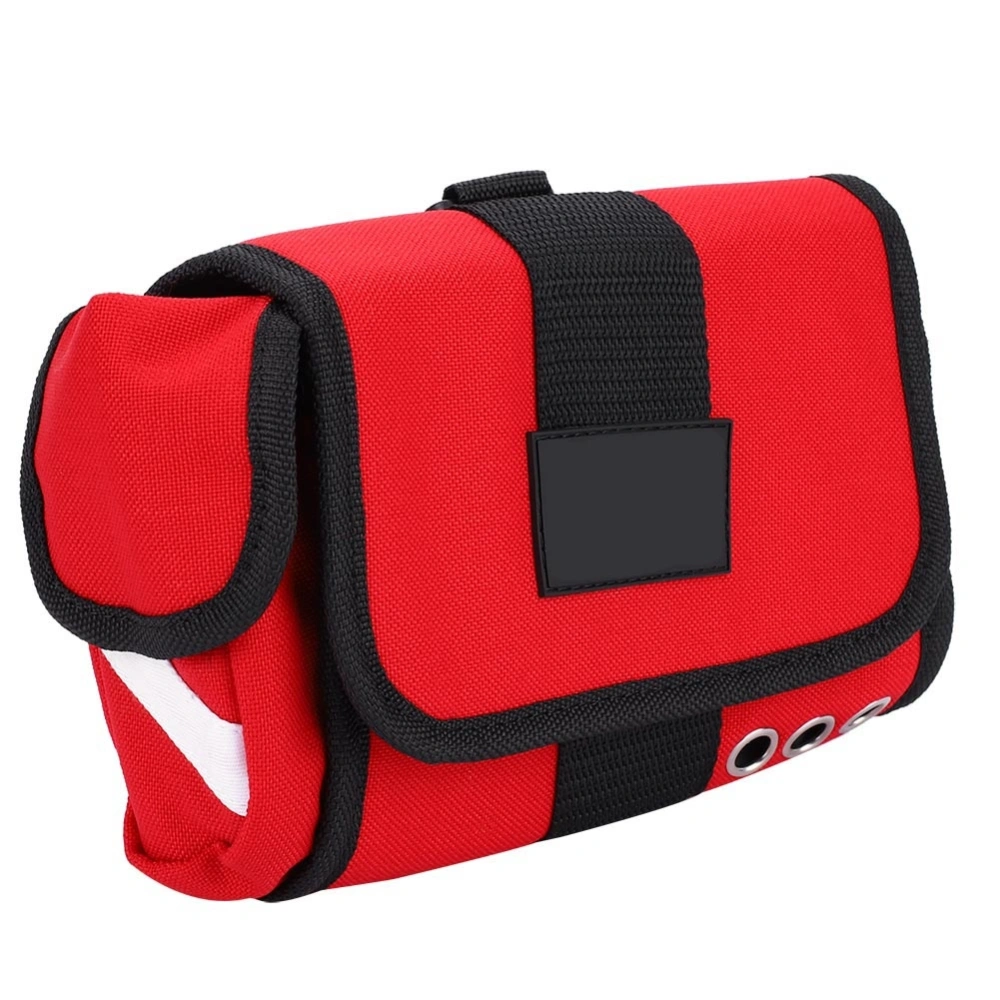 Shockproof Diving Snorkeling Breathing Tube&Mask Storage Bag Accessories Package(red)