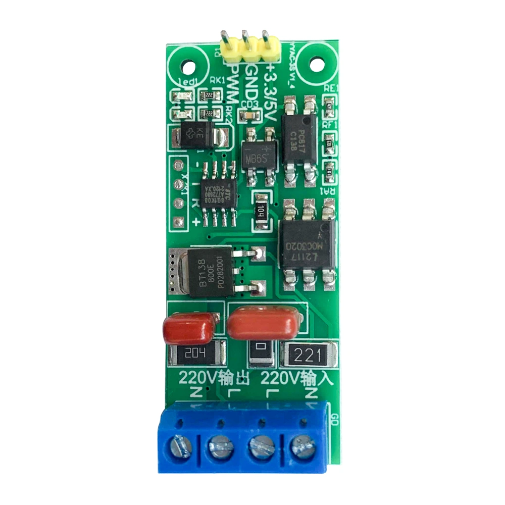 YYAC-3S AC 220V Thyristor Isolation Module Dimming Voltage Regulator PWM Controller