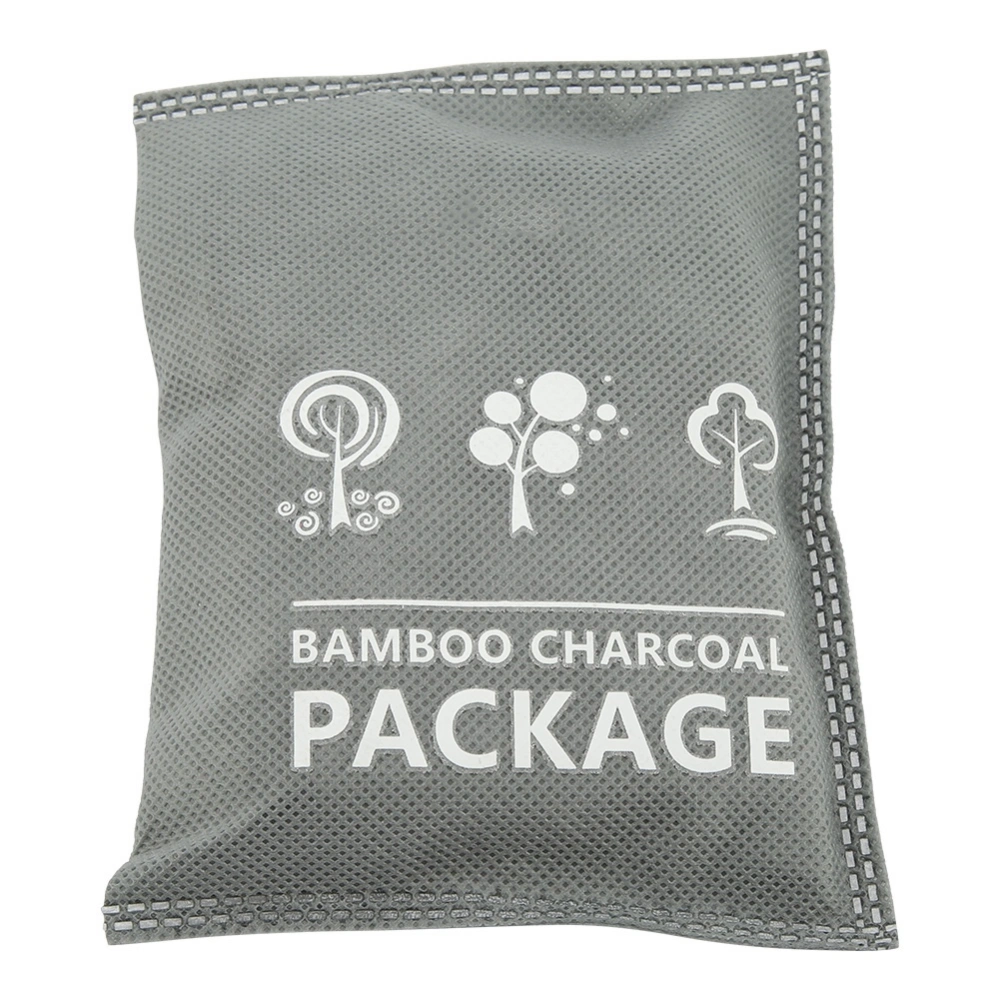 50g Air Purify Bag Fresh Activated Bamboo Charcoal Purifier Mold Odor Kit (Gray)