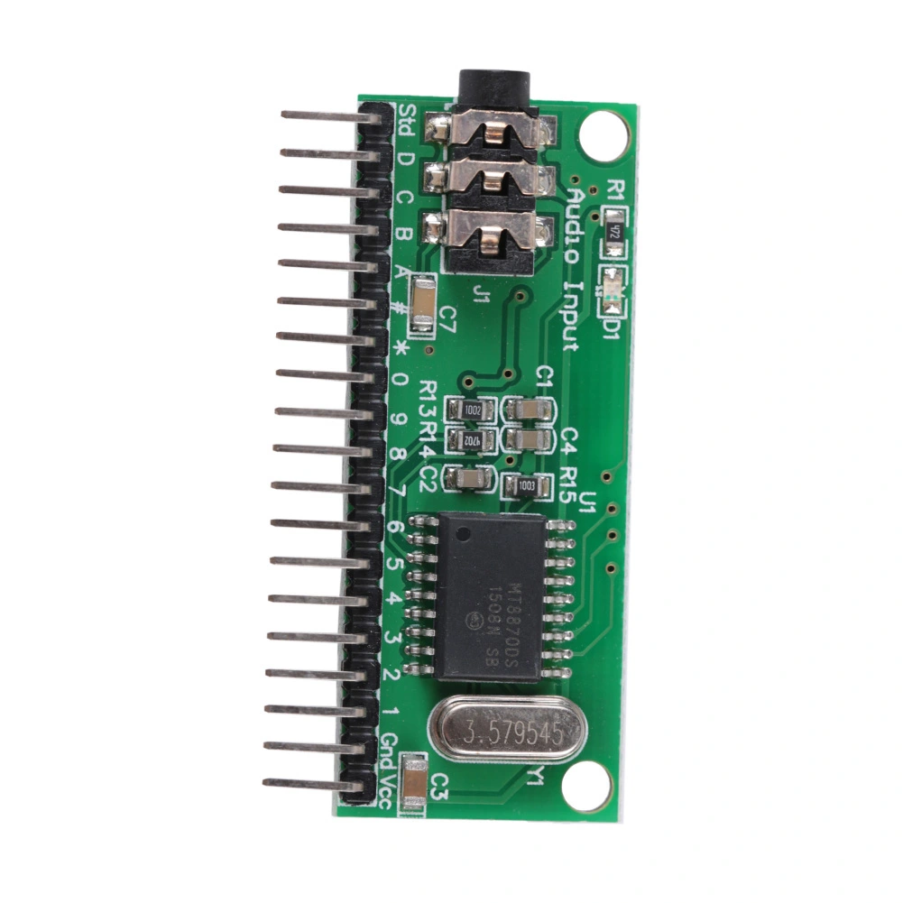 16 Channels MT8870 DTMF Audio Decoder Phone Voice Decoding Controller for Smart Home