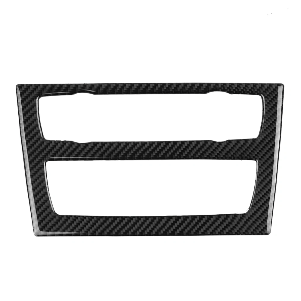 Carbon Fiber Car CD Control Panel Frame Trim Cover for BMW E84 X1 2011-2015