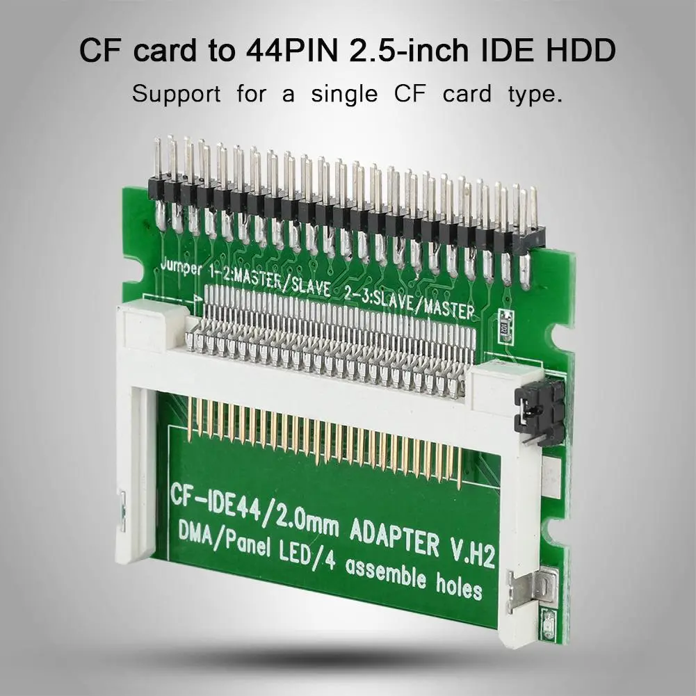 Compact Flash CF Memory Card to 2.5-inch 44Pin IDE Laptop SSD HDD Adapter Card