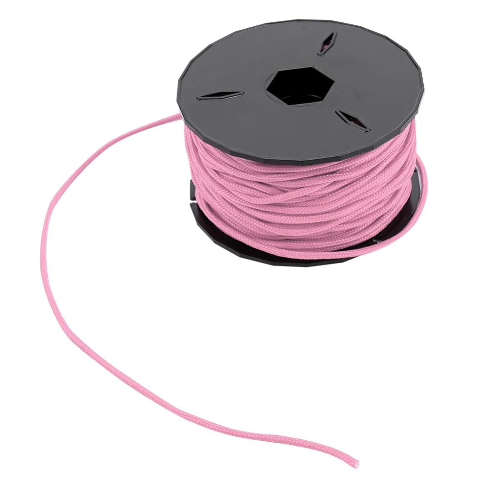 31M Outdoor Camping Climbing Military Regulations Umbrella Rope Safety Rescue Cord (Pink)