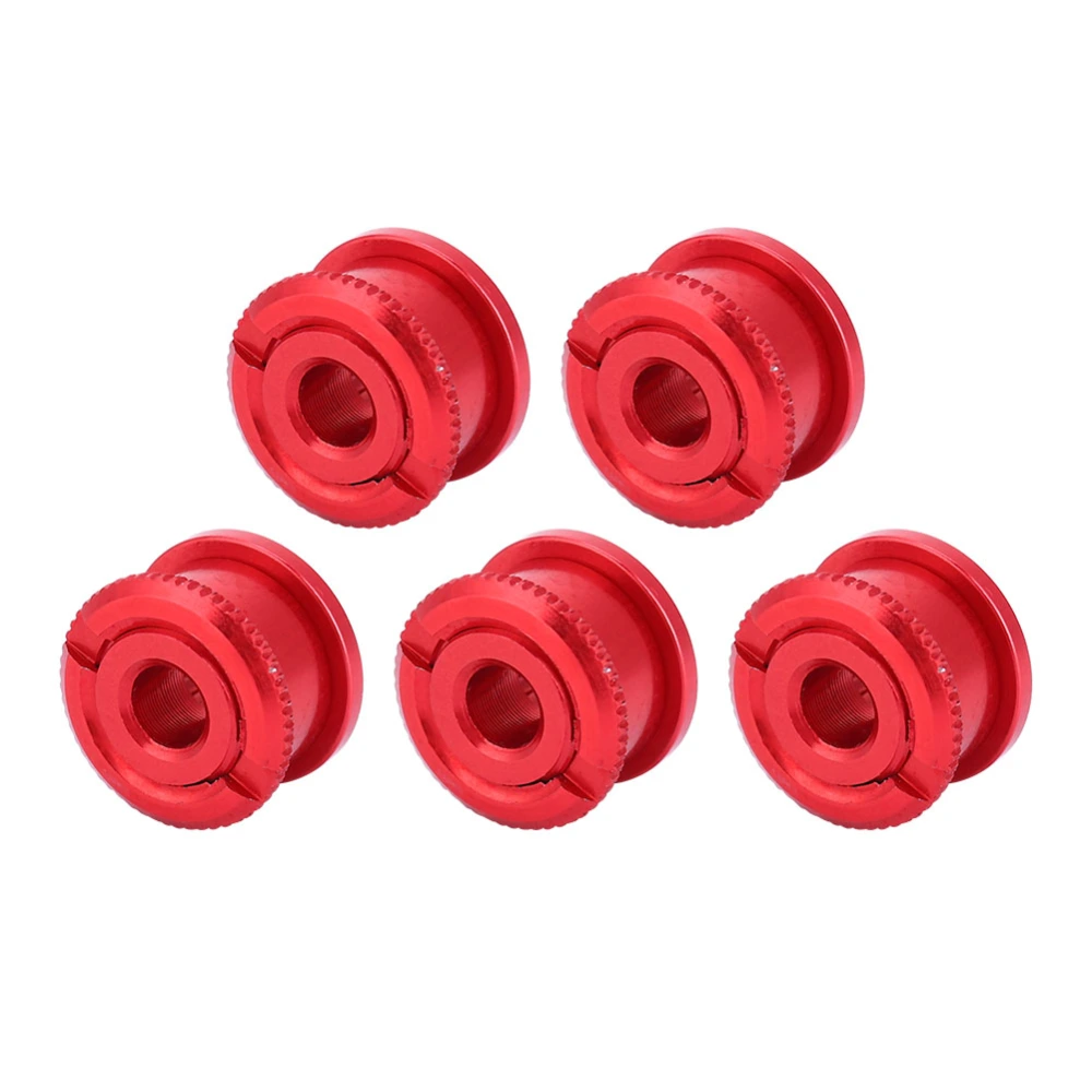 5Pcs Bicycle Bike Chainring Screw Chainwheel Bolt for Single Double Triple Speed(red-5mm)