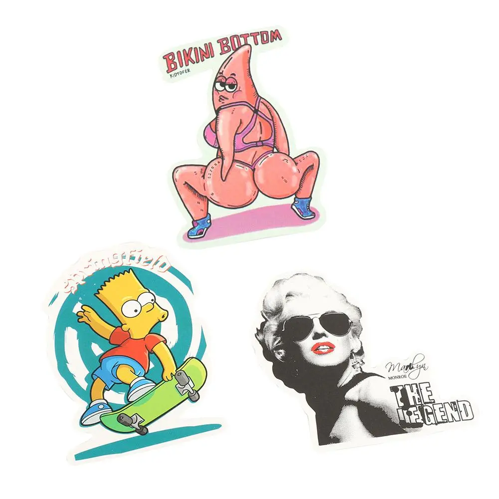 100 Pcs Laptop Stickers Car Bicycle Luggage Decal Graffiti Patches Skateboard Stickers Type D