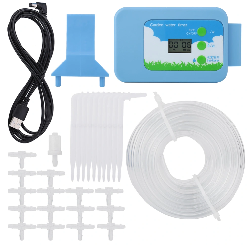 Home Garden LCD Irrigation Controller Kit Water Timer Automatic Watering System