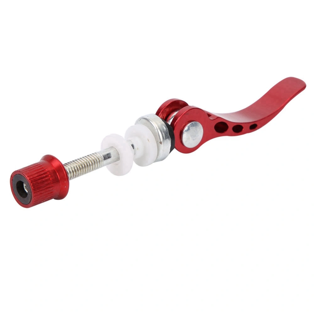 Bicycle Quick Release Aluminium Alloy Mountain Bike Seat Post Clamp Seatpost Bolt Red