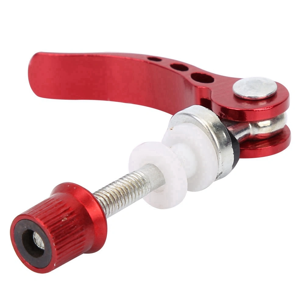 Bicycle Quick Release Aluminium Alloy Mountain Bike Seat Post Clamp Seatpost Bolt Red