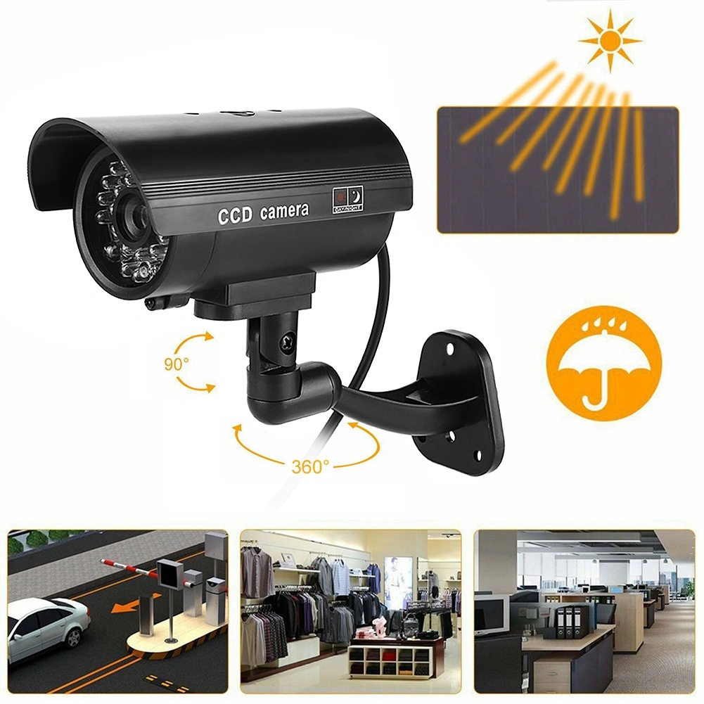 Flash LED Dummy Camera 3-6 Months Work Fake Security Monitor CCTV Anti-theft