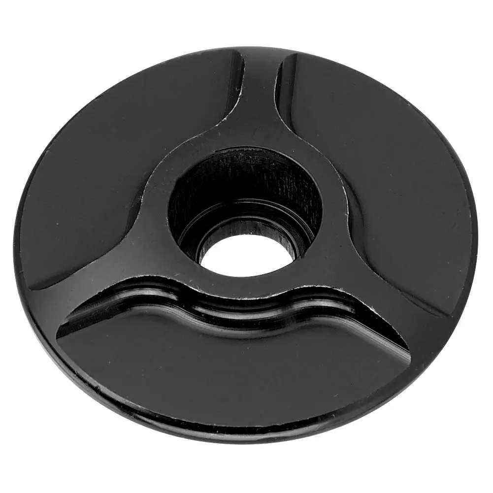 Aluminum Alloy Threadless Road Bike Bicycle Stem Headset Top Cap Cover Black