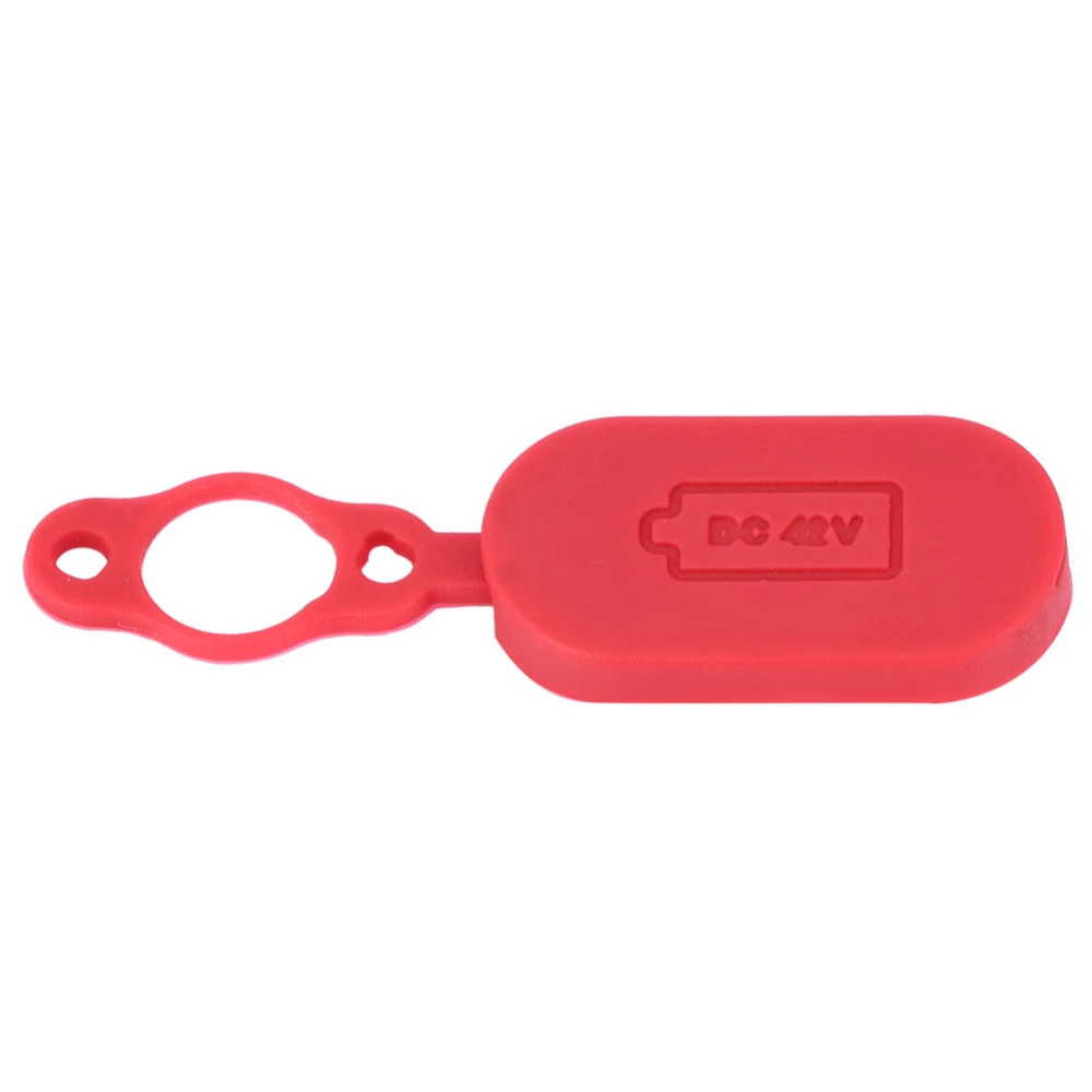 Waterproof Charging Interface Port Protector Cover Cap for XIAOMI MIJIA Electric Scooter Red