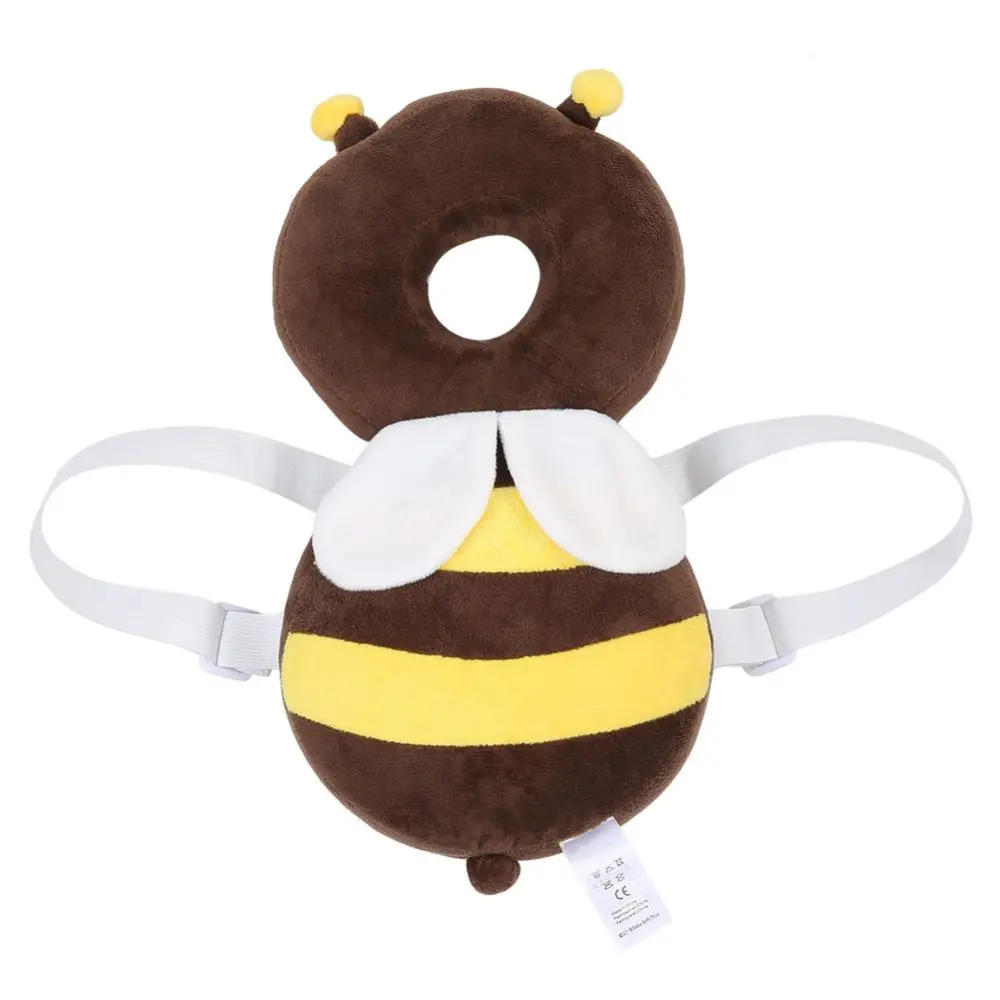 Baby Head Protection Pillow Cartoon Style Toddler Headrest Cushion small bee