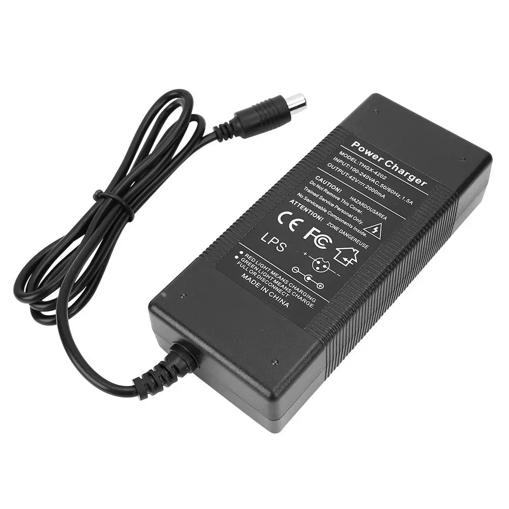 42V 2A Replacement Electric Scooter Charger Adapter Battery Charger for Xiaomi 110V (US Plug)