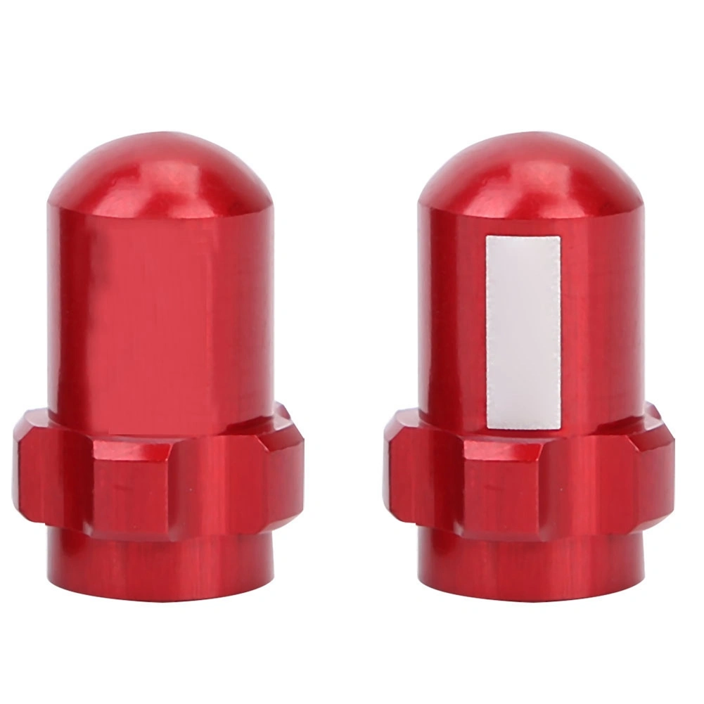 Valve Caps Bike Tire Dust Cover Risk Light Weight Road Bicycle Accessories(red America valve)