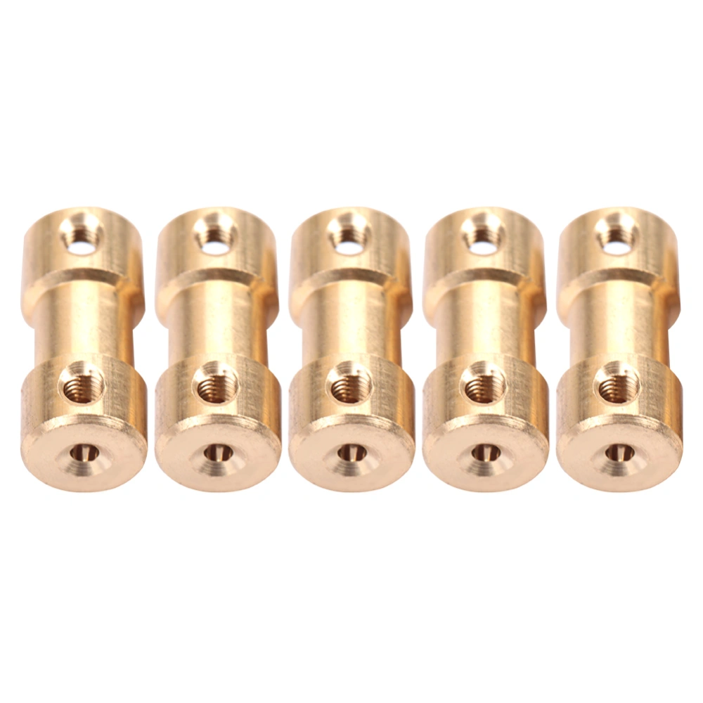 5pcs Motor Copper Shaft Coupler Coupling Connector Sleeve Transfer Joint Adapter (2.3-3.0mm)