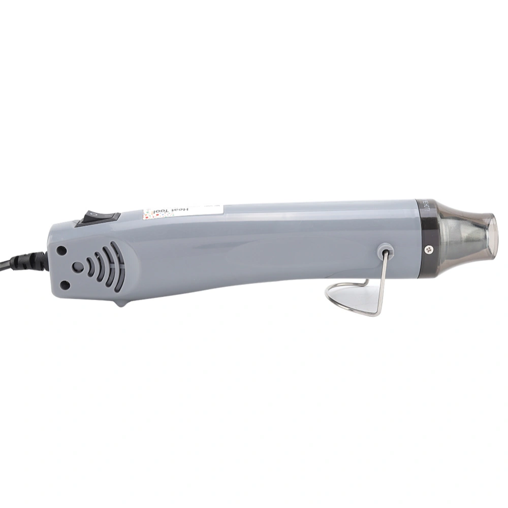 300W Electric Power Tool Hot Air Heat Gun Embossing Multi-Purpose Heating (Grey EU 110V)