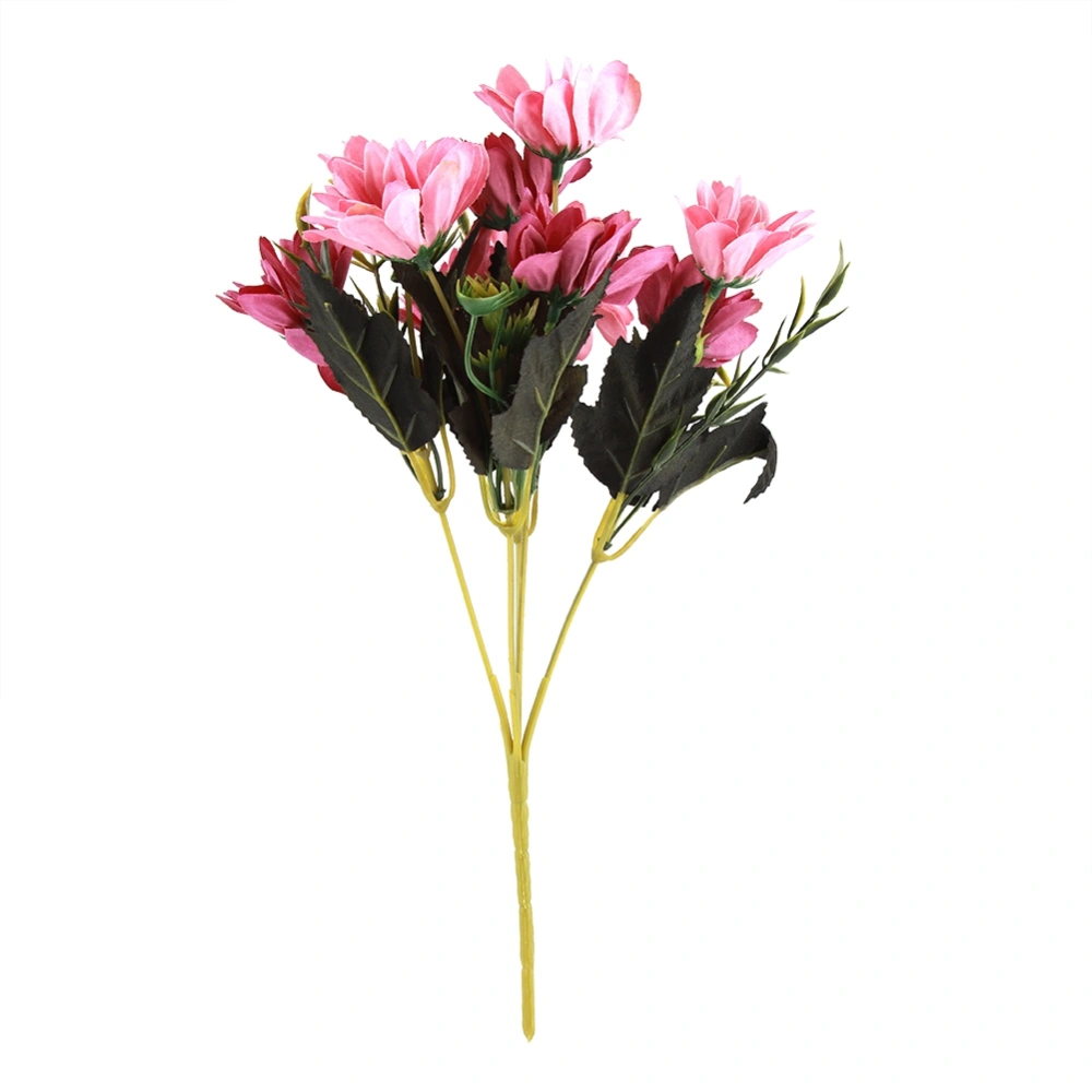 Artificial Daisy Flowers Bouquet for Wedding Room Home Hotel Party Decoration Pink& Purple