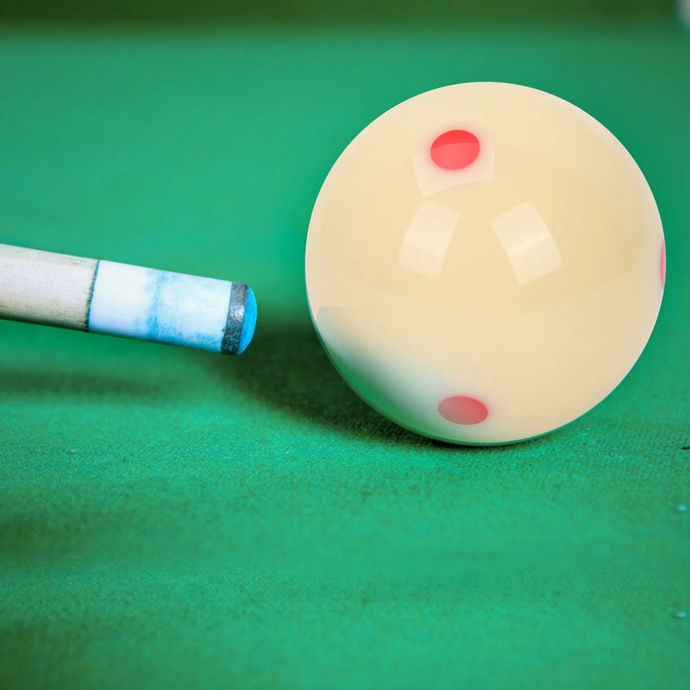 5.72cm Resin Billiard Training Ball Red Dot-Spot Practice Pool Balls for Adults Kids