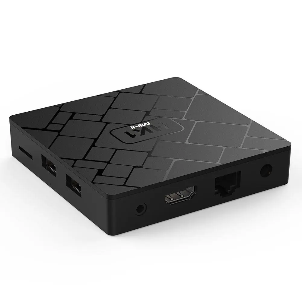 RK3229 2GB 16GB Android 8.1 Quad Core Smart TV Box with Remote Control 110V-240V EU Plug