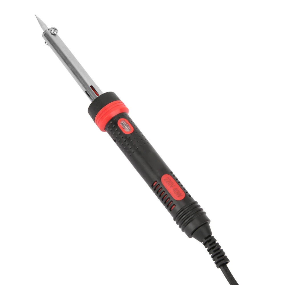 220V 40W External Heating Electric Soldering Iron Pen with Light  PCB Repair Tool EU Plug