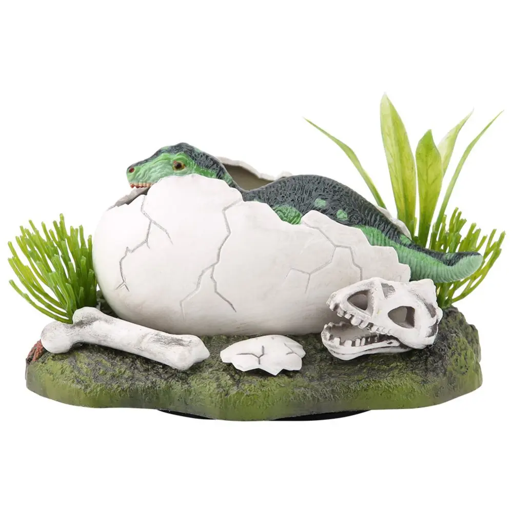 Artificial Baby Dinosaur Egg Aquarium Fish Tank Ornament Landscape Decoration Decor