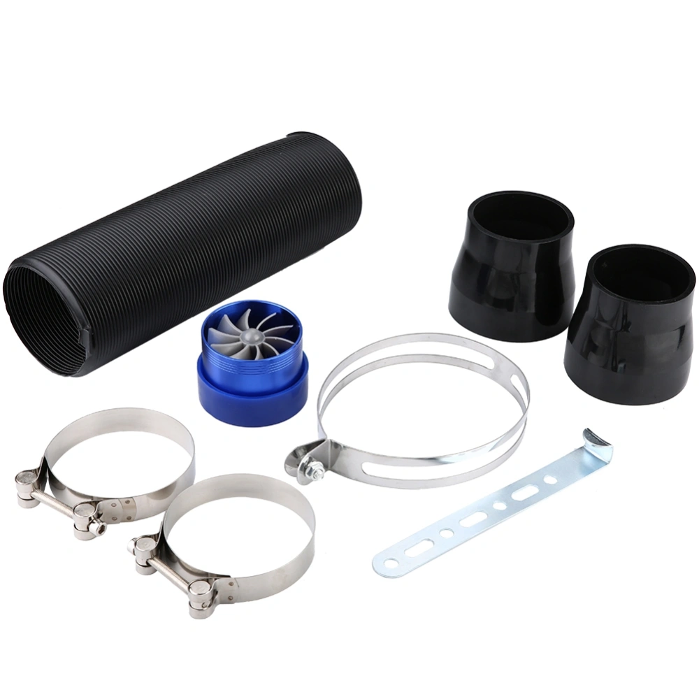 3inch Carbon Fiber Forced Cold Air Filter Car Induction Ram Cold Air Intake System Universal