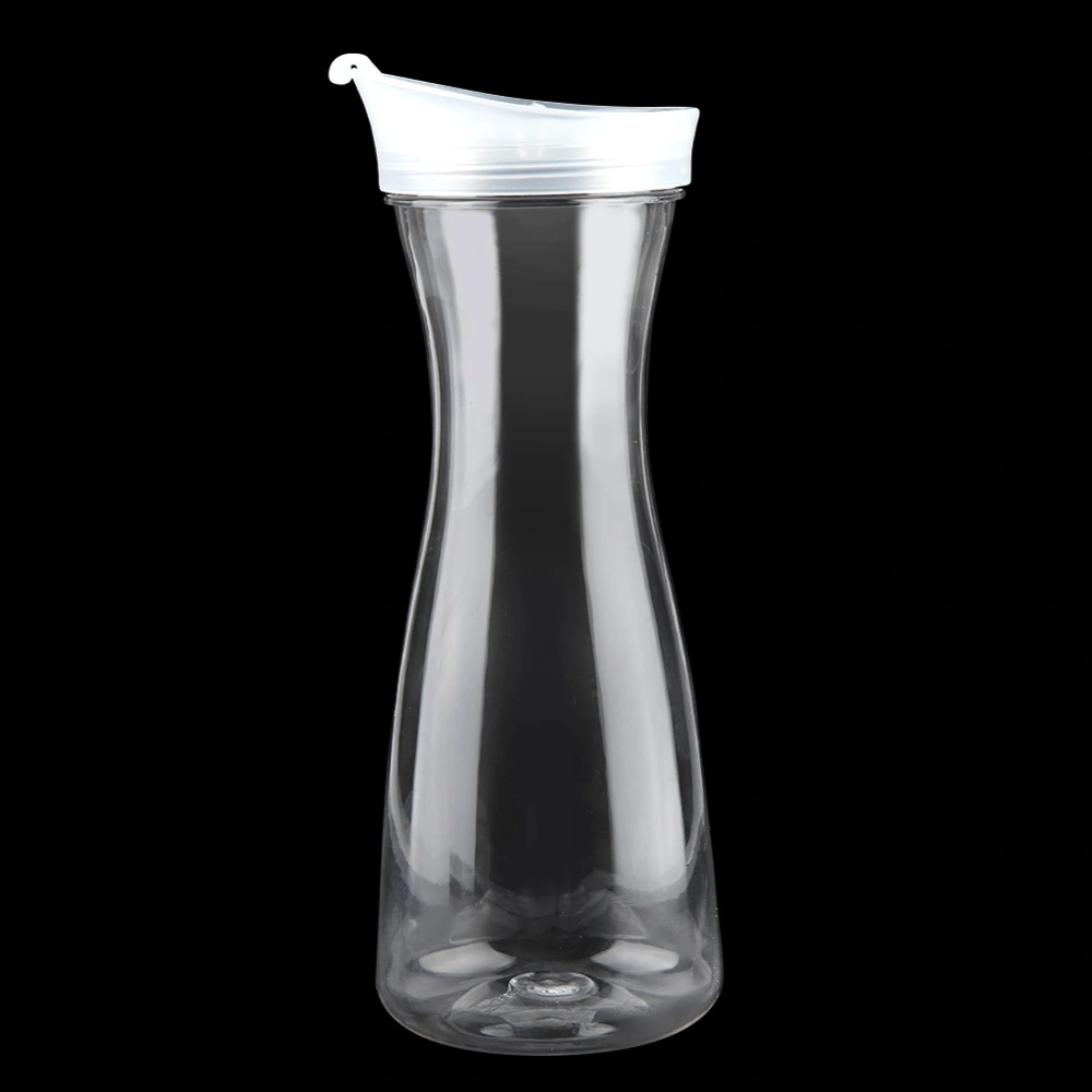 600ml Acrylic Transparent Juice Bottle Water Jug Ice Cold Juice Jug with Lid for Bar Home Use