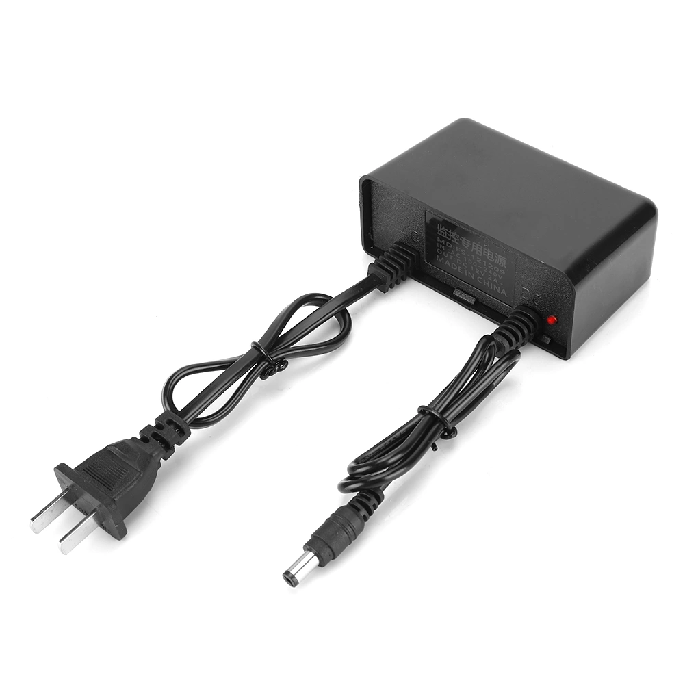 100-240V Waterproof Power Supply Adapter for Outdoor Monitor Camera US Plug