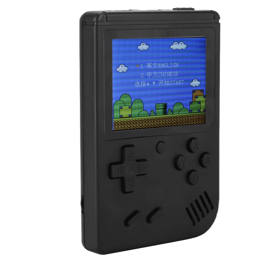 Video Game Player Retro Mini Handheld Pocket Console Kids (Black Transparency)