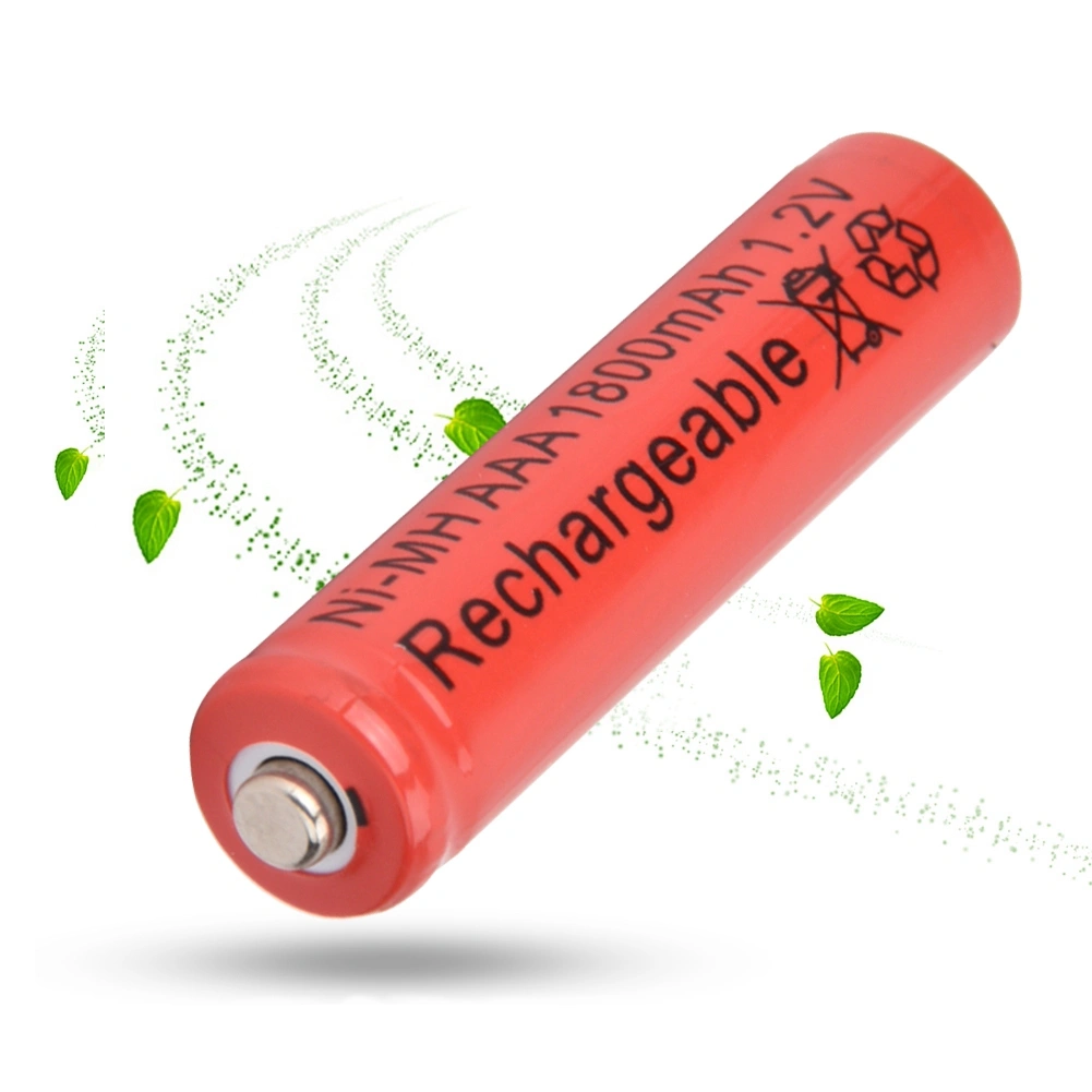 4pcs Original ??AAA 1800mAh Rechargeable Ni-MH Dry Battery For LED Flashlight(Red)