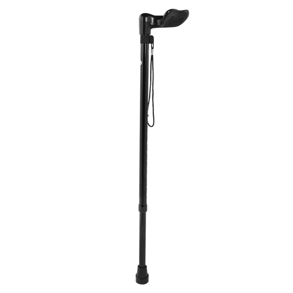 Aluminum Alloy Telescopic Lightweight Anti-Skid Walking Cane Stick Trekking Pole