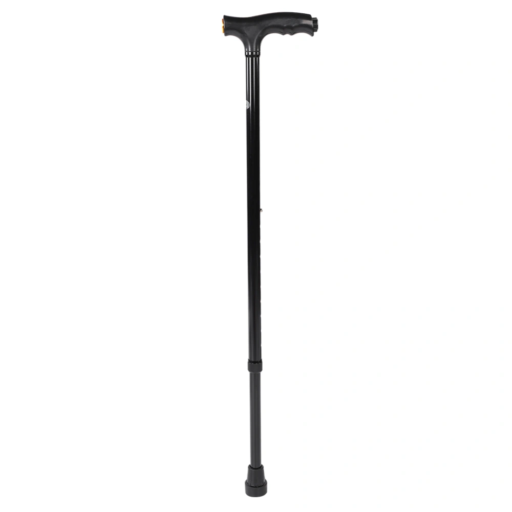 Aluminum Alloy Telescopic Lightweight Anti-Skid Walking Cane Stick Mini LED Torch