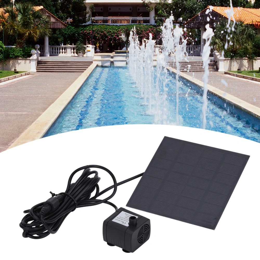 1.2W miniature Brush-less Aquarium Fountain Pond Solar Submersible Water Pump