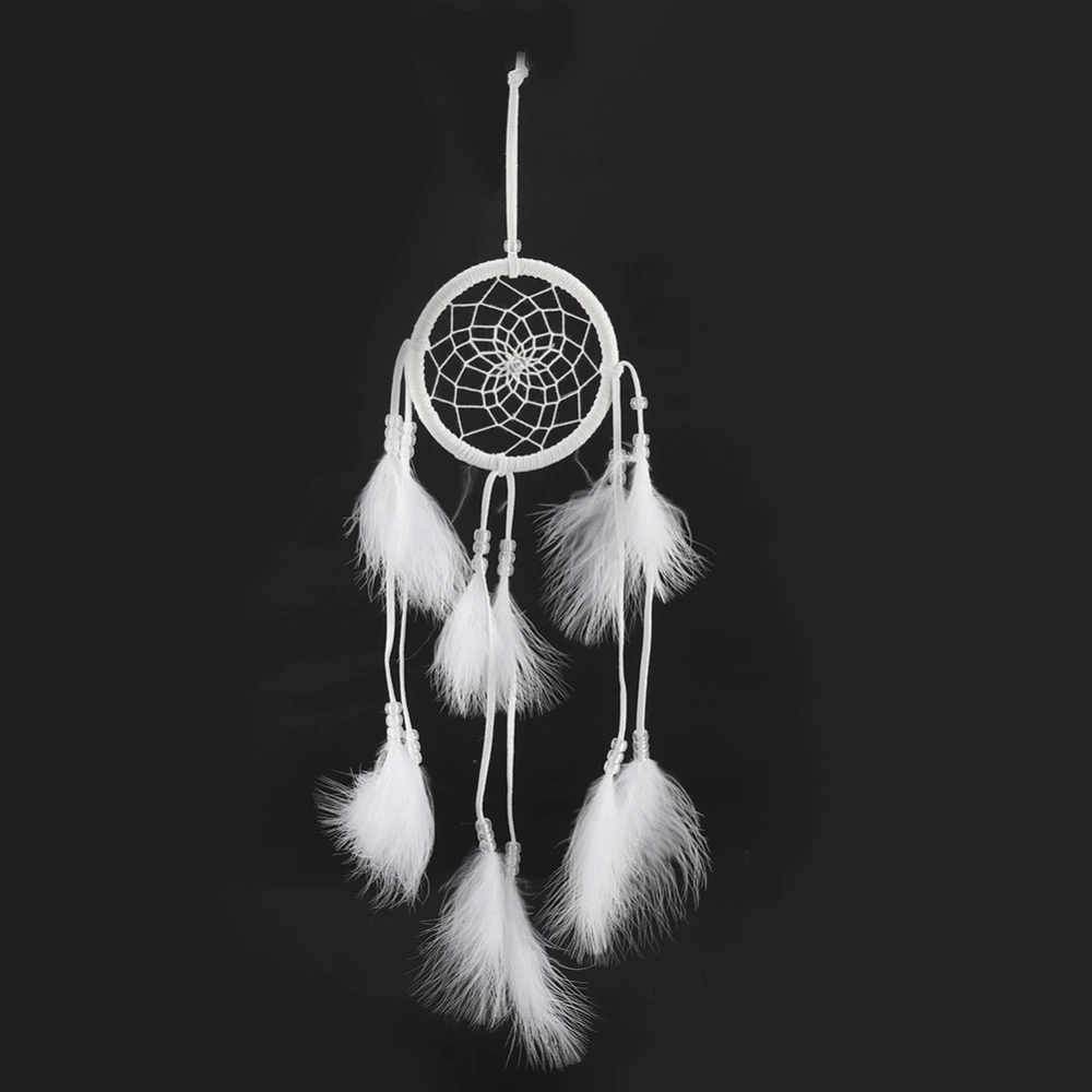 Indian Wind Chime Pure White American Indian Dream Catcher Ornament Welding Decoration