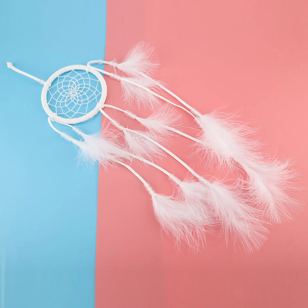 Indian Wind Chime Pure White American Indian Dream Catcher Ornament Welding Decoration