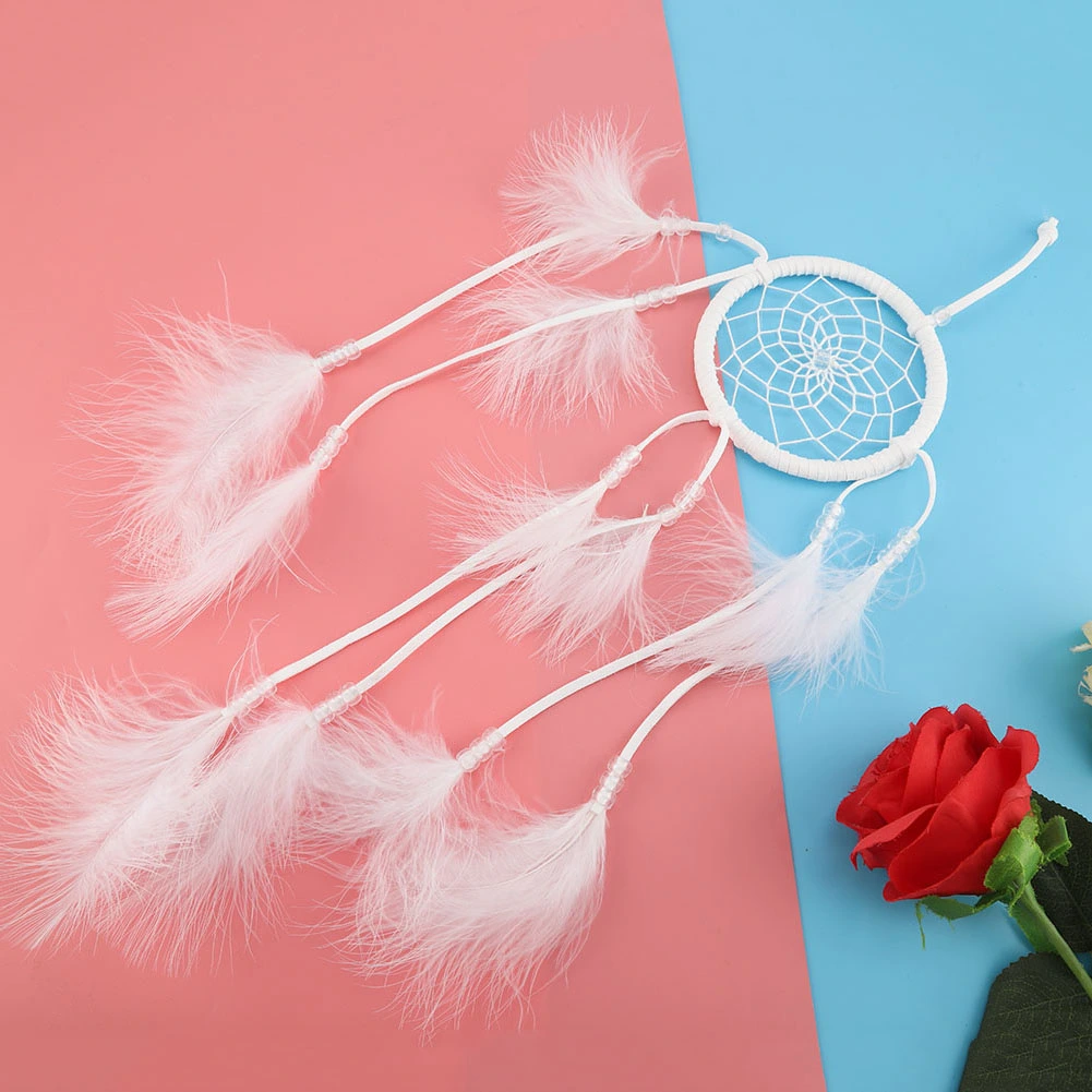 Indian Wind Chime Pure White American Indian Dream Catcher Ornament Welding Decoration