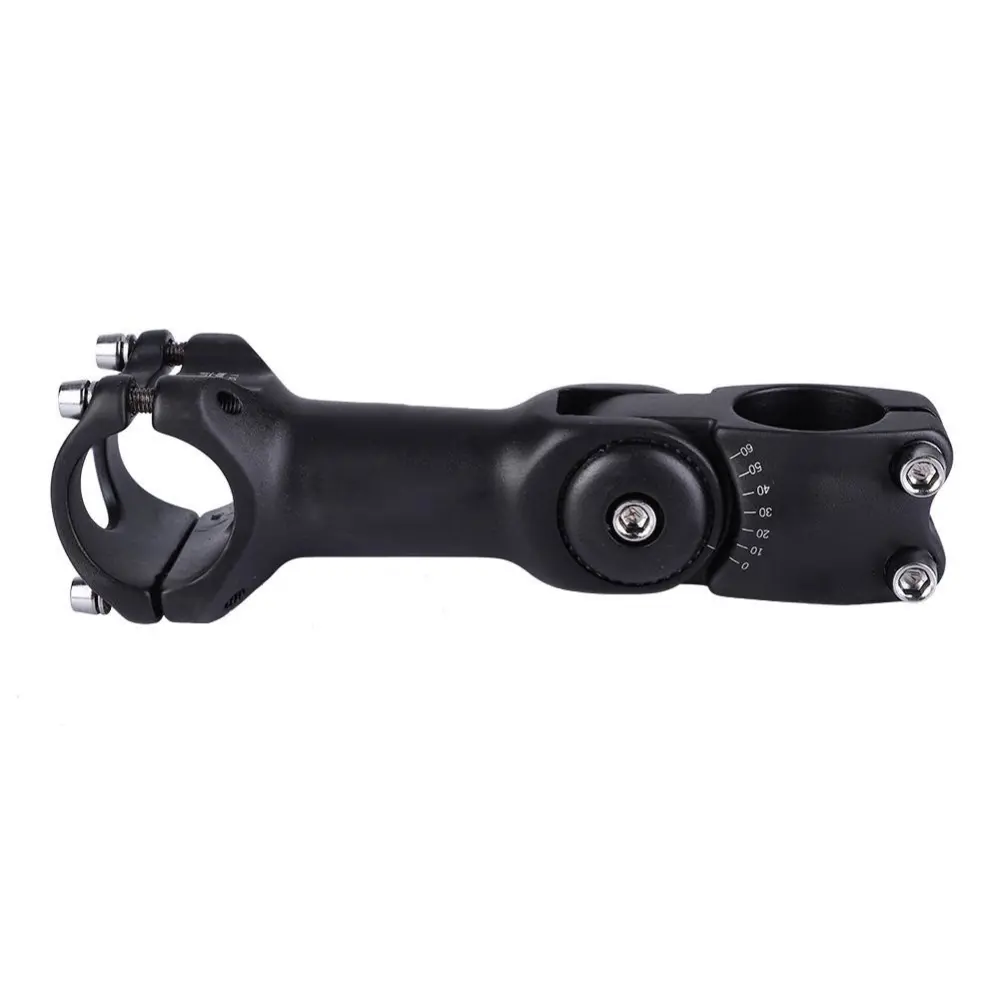 0-60° Adjustable Aluminum Alloy Bike Handlebar Stem Riser for XC MTB Road City Bike(31.8*120mm)