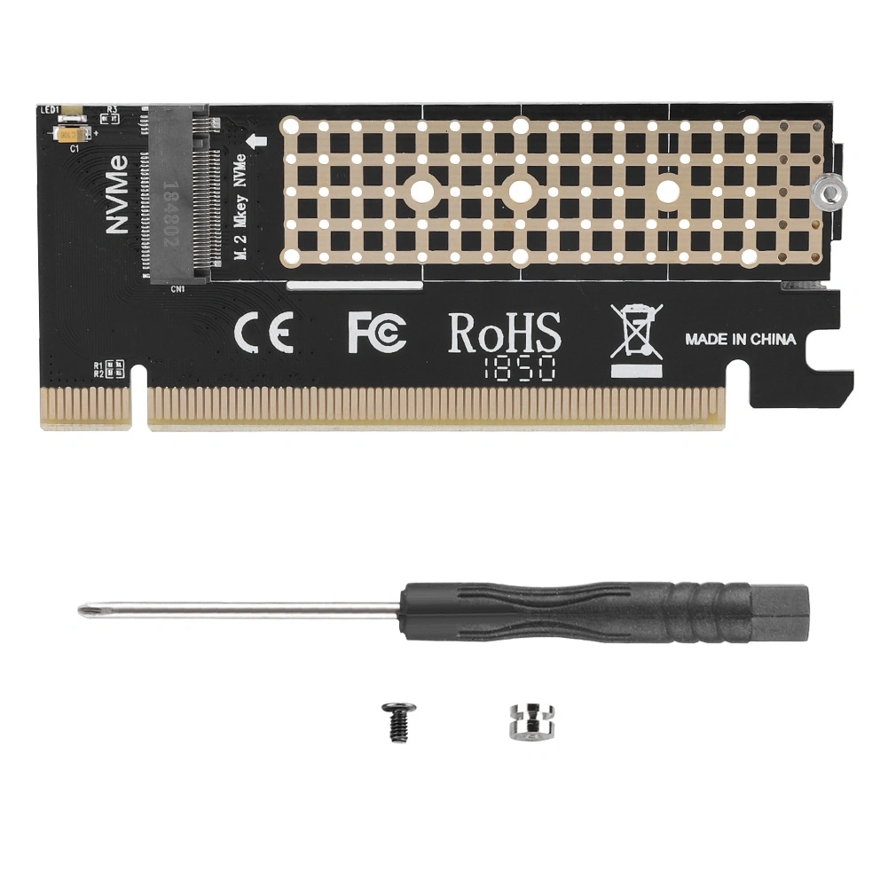 MX16 PCIE 3.0 M.2 NVME SSD Converter Extender M Key Hard Disk Adapter Card