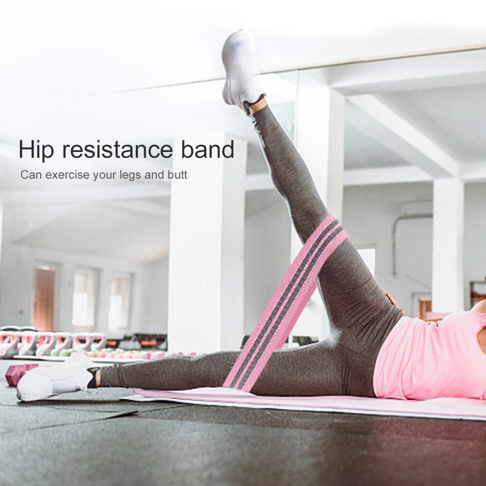 Elastic Resistance Hip Exercise Bands for Yoga Training Thighs Legs Fitness(M)