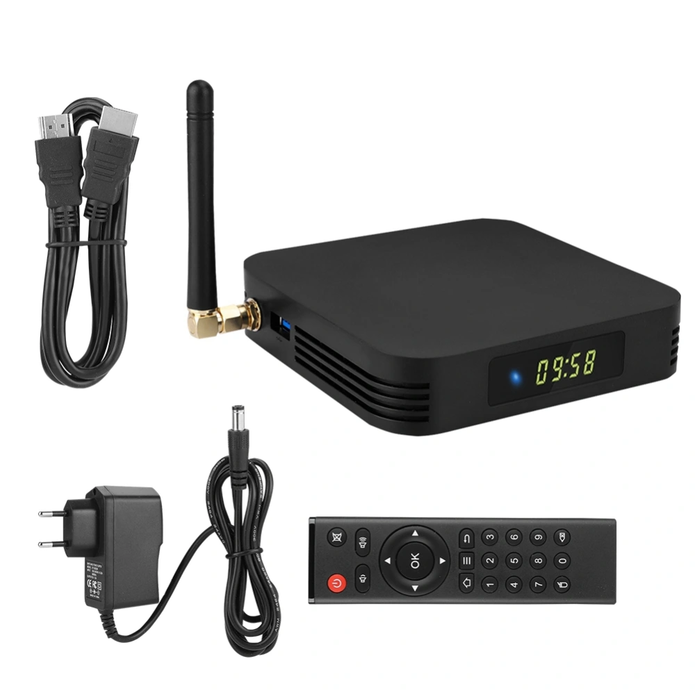 TX6 H6 4+32G+BT Dual-band Wifi Set-top Box for Android 9.0 EU  110-240V