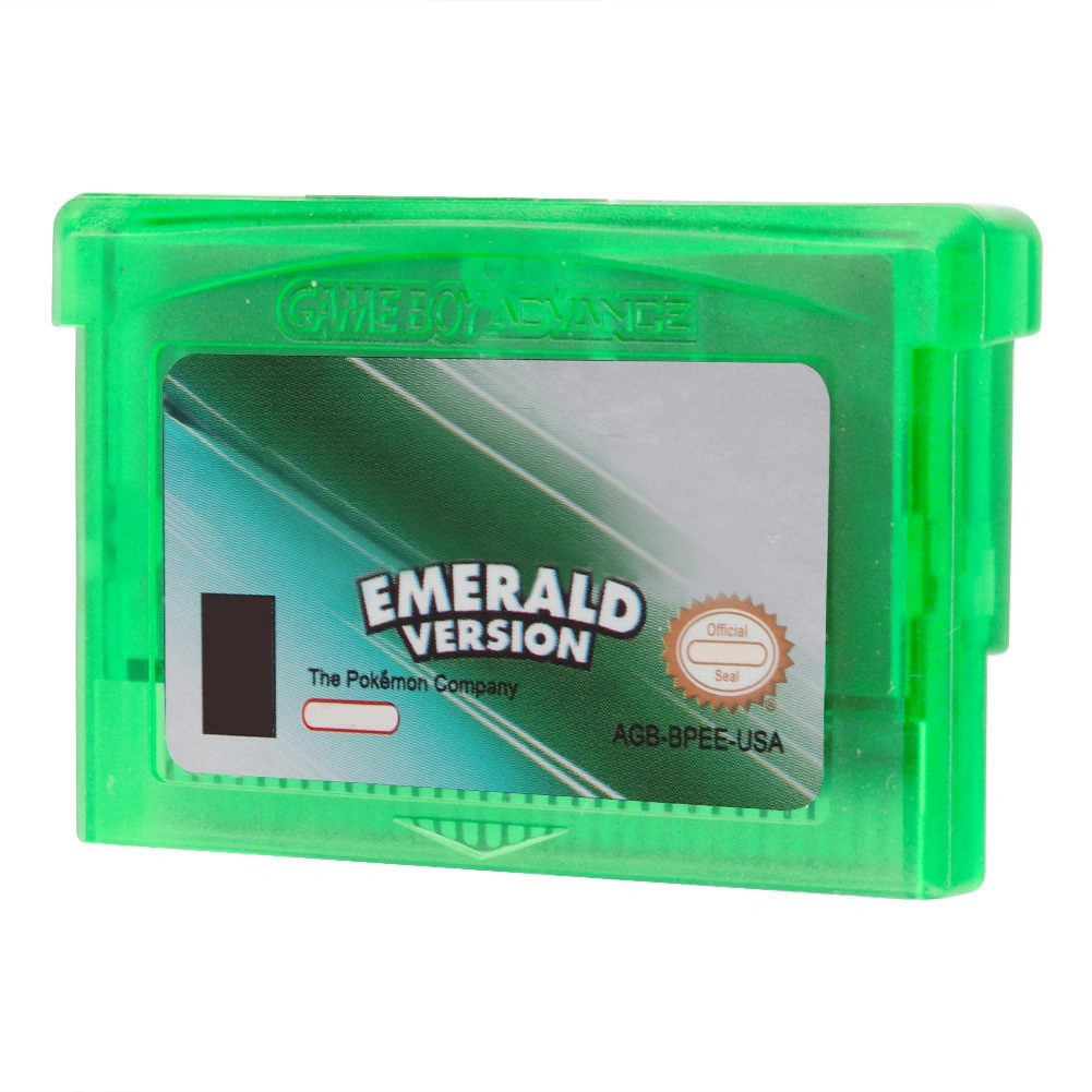 Funny Cartridge Console Game Card Slide Card Type Video Game Card for GBA GBAPS(US JewelryGreen