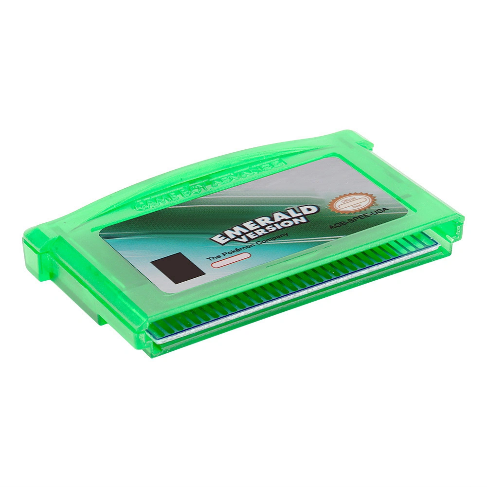 Funny Cartridge Console Game Card Slide Card Type Video Game Card for GBA GBAPS(US JewelryGreen