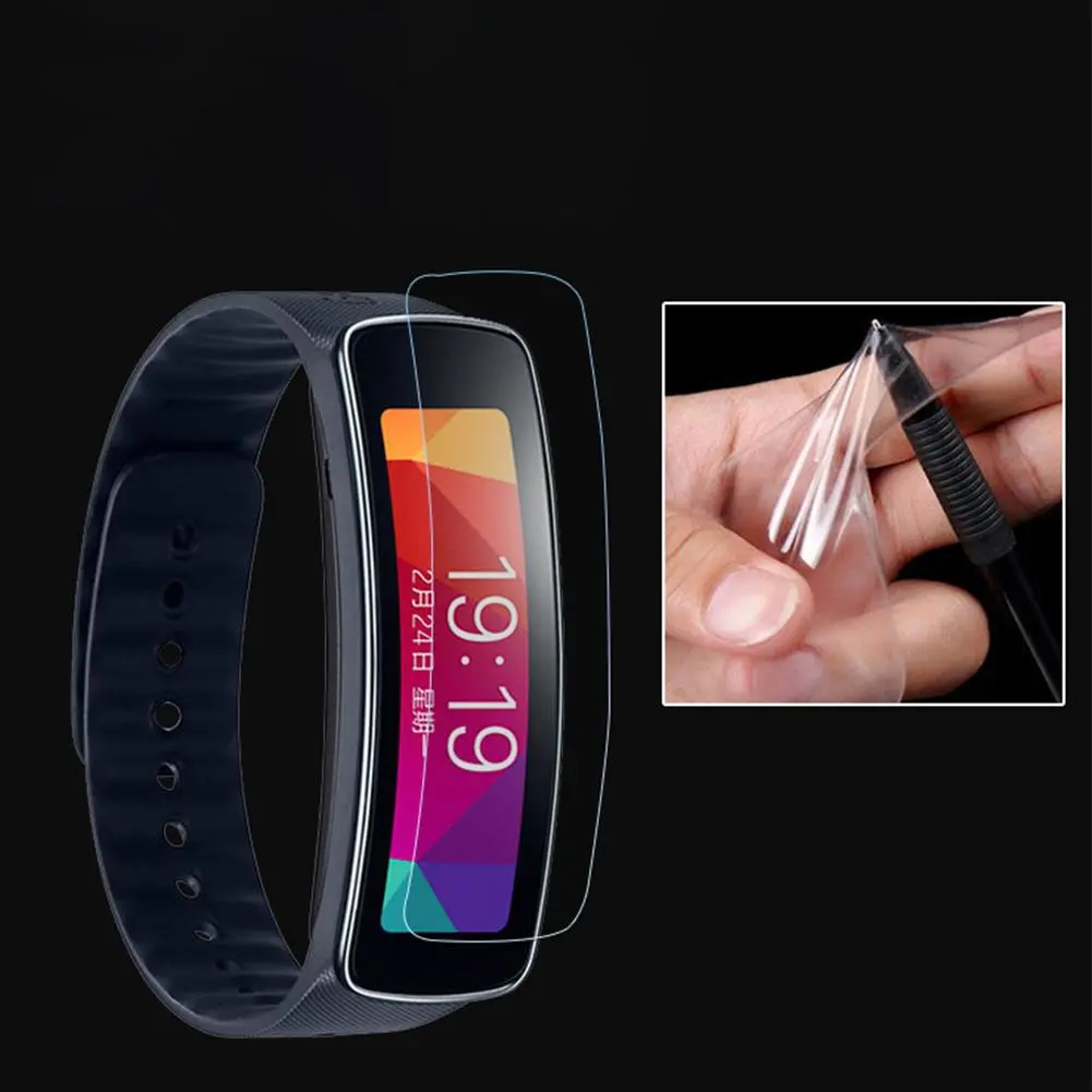 Smart Wristband Full Screen Protector TPU Explosion-proof Film for Samsung Gear Fit 2 Pro