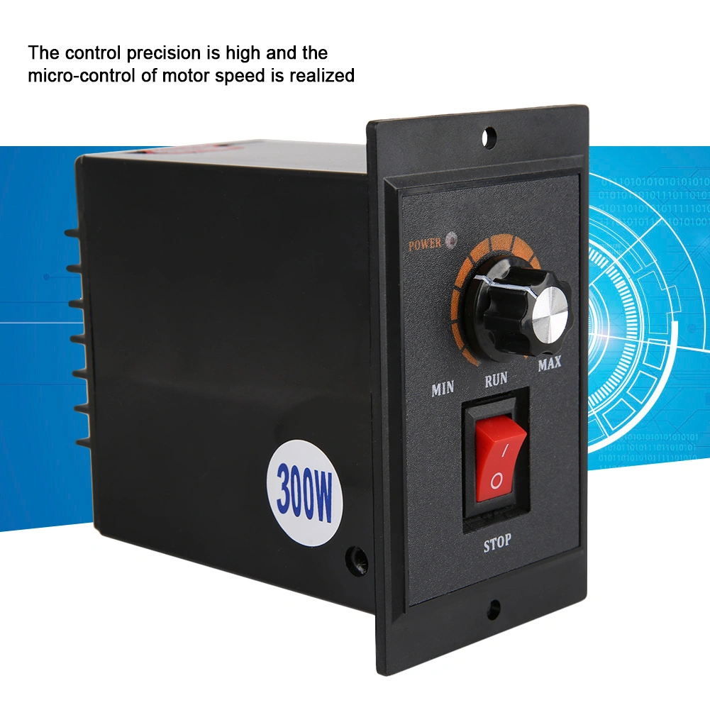 AC 220V 50/60Hz Single Phase AC Motor Speed Controller Electric Motor Speed Regulator(300W)