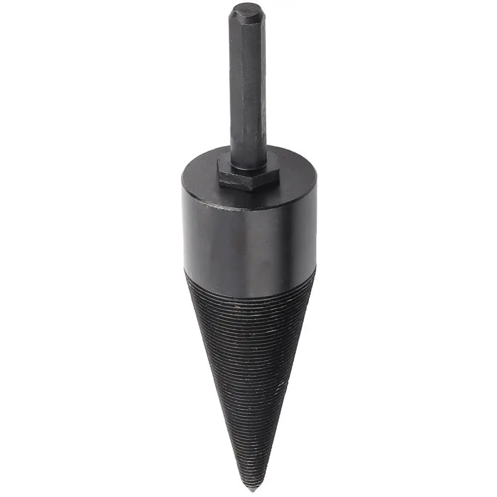 Household Firewood Splitter Cone Drill Bit SDS Plus Shank for Electric Drill