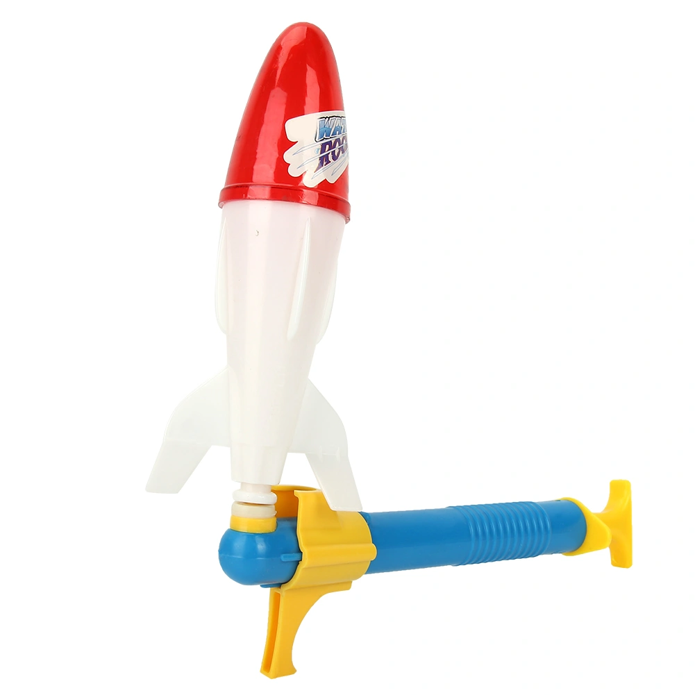 Summer Outdoor Kids Water Powered Space Rocket Swimming Pool Toys(Blue&yellow)