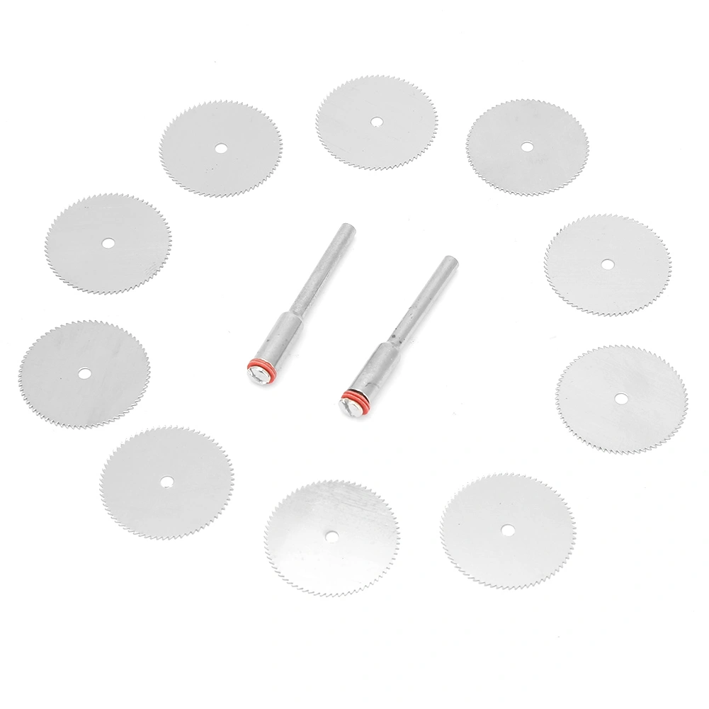 10Pcs Stainless Steel Saw Blade Cutting Wheel Disc Electric Grinder Accessories(#4)